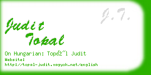 judit topal business card